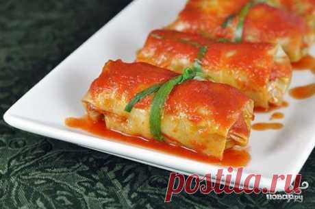 Голубцы с картошкой - кулинарный рецепт на Повар.ру