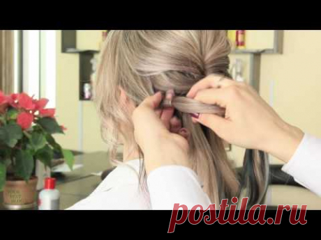 Прическа на ВЫПУСКНОЙ | Легкая причёска с помощью резинок | Hairstyle Tutorial | YourBestBlog