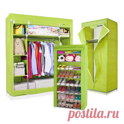 Купить комплект тканевых шкафов на молнии зеленого цвета по выгодной цене в интернет-магазине. Доставим зеленые тканевые шкафы на молнии по Москве, Санкт-Петербургу