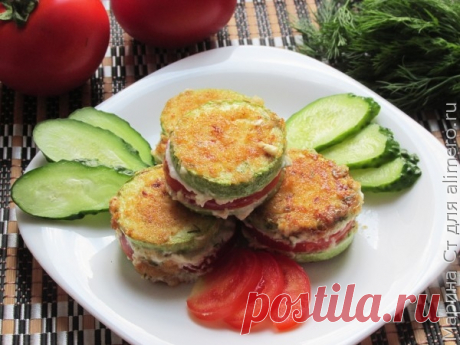 Сэндвичи из кабачков.Вкуснотень, вы такого ещё не пробовали!!!