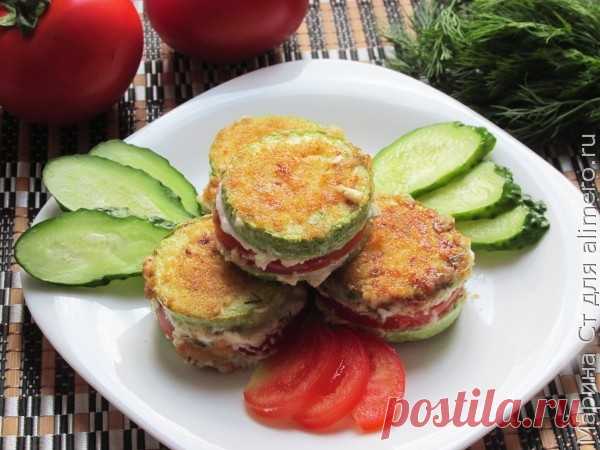 Сэндвичи из кабачков.Вкуснотень, вы такого ещё не пробовали!!!