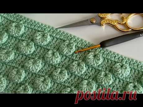 Muhteşem 👌💕 ÇOK KOLAY TIĞ İŞİ BEBEK BATTANİYESİ, ÇANTA ÖRGÜ MODELİ YAPIMI / Crochet Baby Blanket