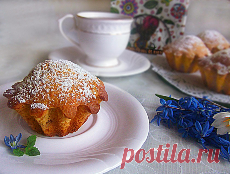 Кексы с изюмом