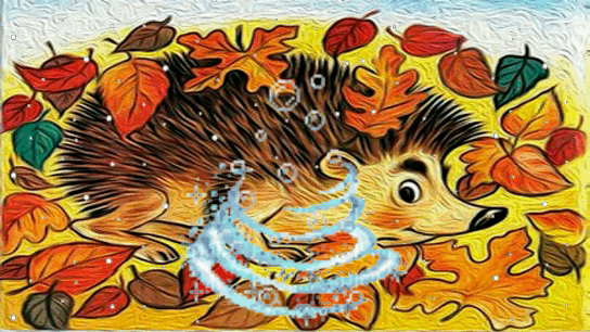 И ёжик спит зимой.