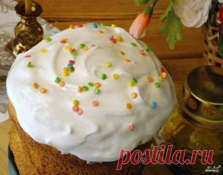 Глазурь для кулича белковая - пошаговый рецепт с фото на Повар.ру
