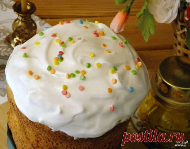 Глазурь для кулича белковая - пошаговый рецепт с фото на Повар.ру