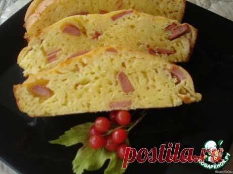 Пирог &quot;Конопатый&quot; - С сыром и сосисками.Обалденно вкусно!