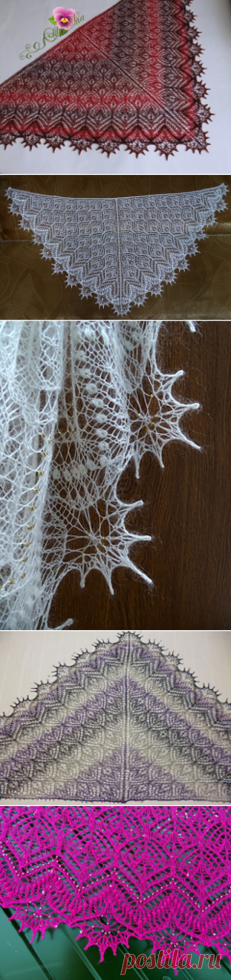 Ravelry: Shawl Autunm Bouquet pattern by Olga Bochkareva