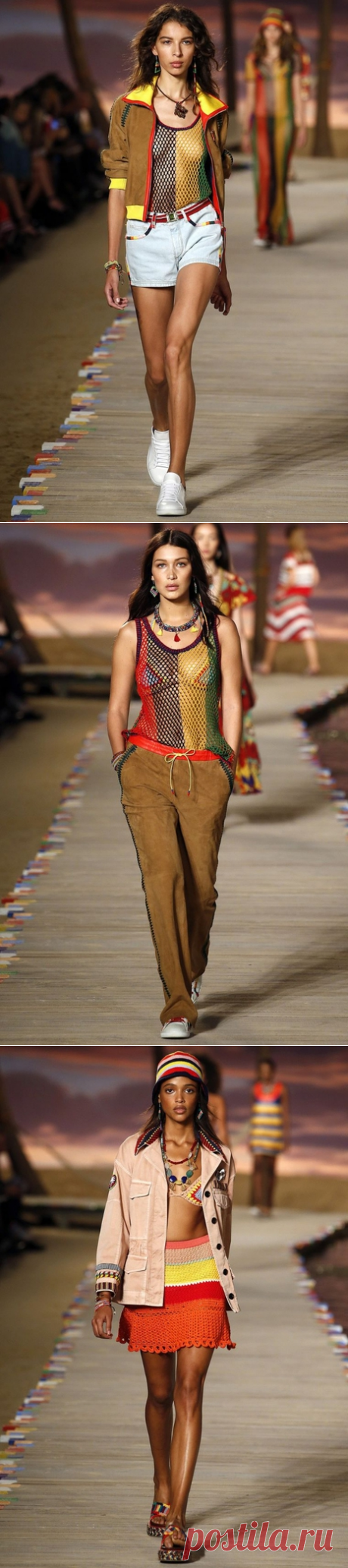 Tommy Hilfiger, весна-лето 2016: яркая коллекция в стиле 70-х гг.