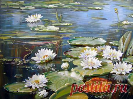 Художник Сердюков Александр Григорьевич. О цветах.