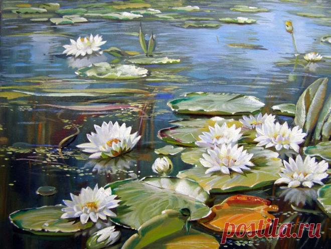 Художник Сердюков Александр Григорьевич. О цветах.