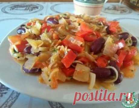 Теплый салат с фасолью – кулинарный рецепт