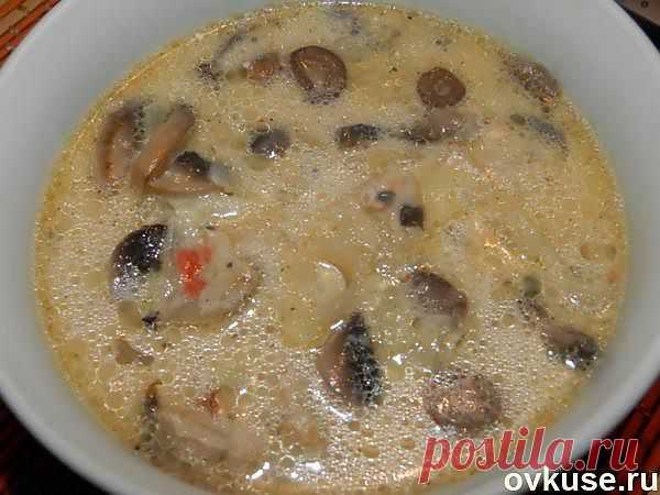 Сырный суп с шампиньонами - Простые рецепты Овкусе.ру
