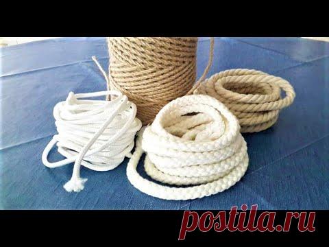 12 крутых идей из разных веревок..