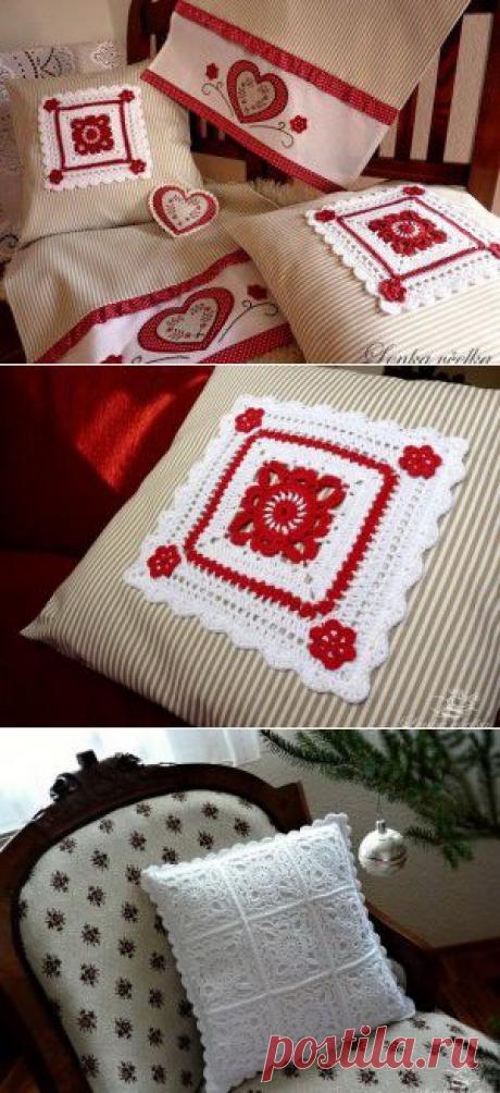 Винтаж в интерьере. Вязание крючком. Фото + схемы. | razpetelka.ru