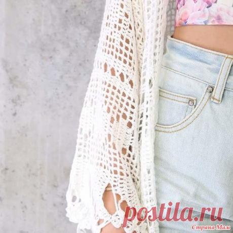 Летний КАРДИГАН крючком - Страна Мам
