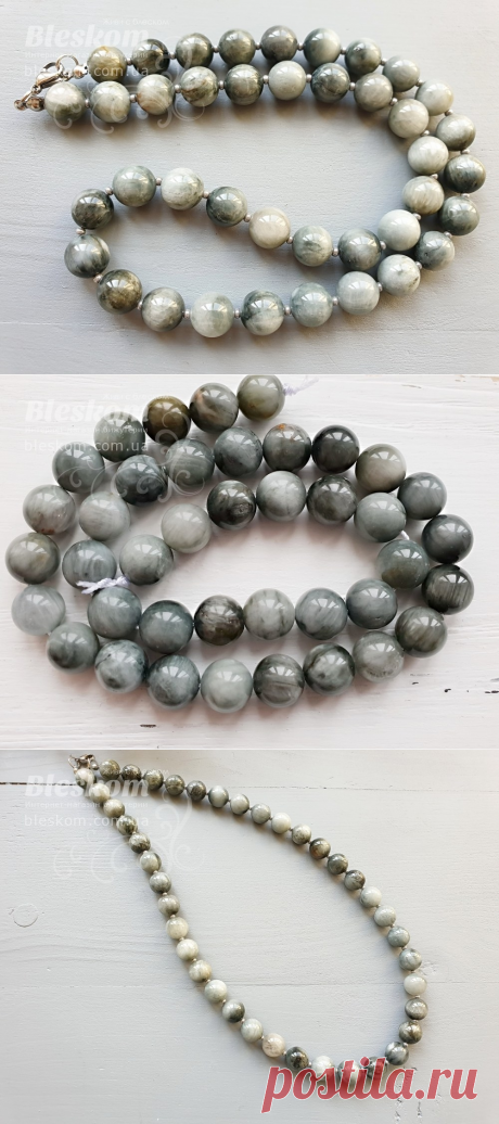 Кошачий глаз, натуральный К2268 - купить в Украине оптом и в розницу | bleskom.com.ua