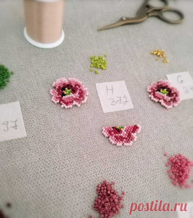 Brick stitch pattern necklace earrings bracelet Floral jewelry - Etsy Украина