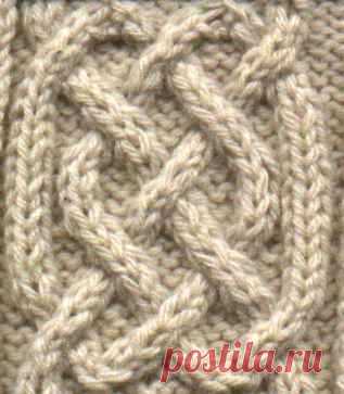 Simple celtic cable &raquo; the girl from auntie patterns
