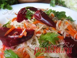 Капуста по-грузински со свеклой, рецепт