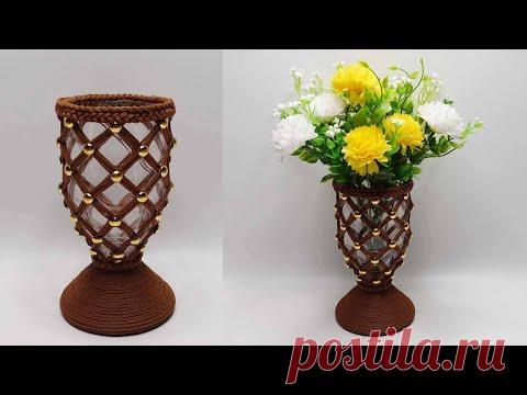 Plastic Bottle Flower Vase Ideas | Best Out of Waste | Ide Kreatif Vas Bunga dari Botol Plastik