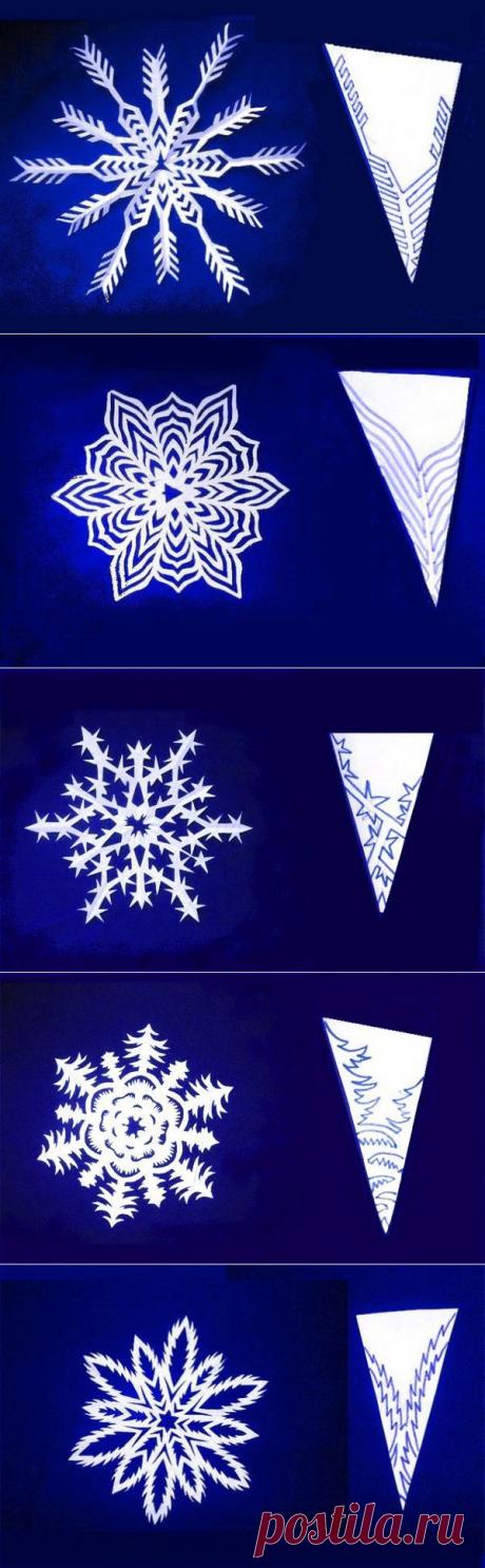 Готовимся к Новому году! Вырезаем салфетки