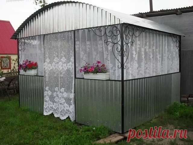 Классная беседка для дачи!