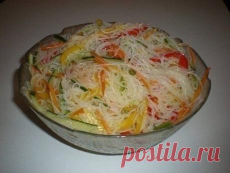 Салат «Фунчоза с овощами»