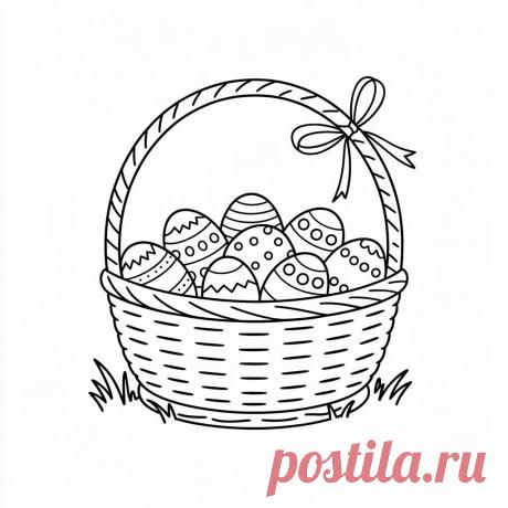 Арт - раскраски к пасхе