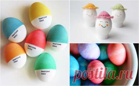 15 вариантов превращения обычных яиц в потрясающее пасхальное украшение