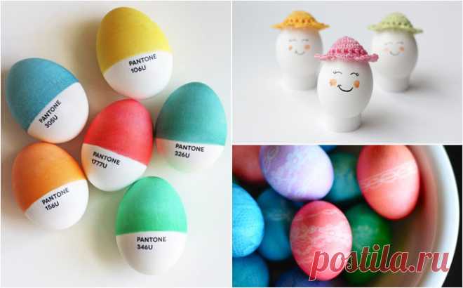 15 вариантов превращения обычных яиц в потрясающее пасхальное украшение