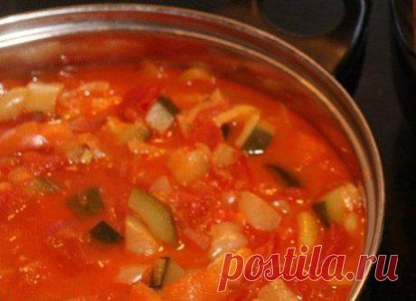 Лечо из болгарского перца и помидоров.(без уксуса)