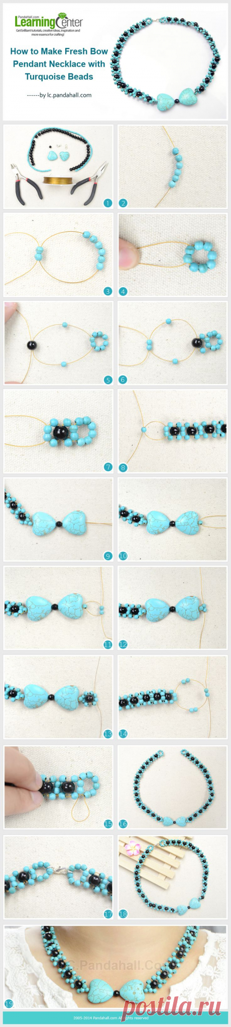 Bead tutorial   |  Найдено на сайте lc.pandahall.com.