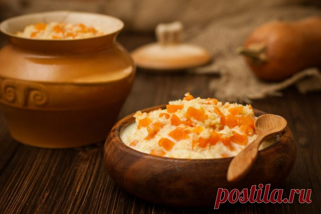 Каша с тыквой в горшочке: 3 разных и вкусных рецепта