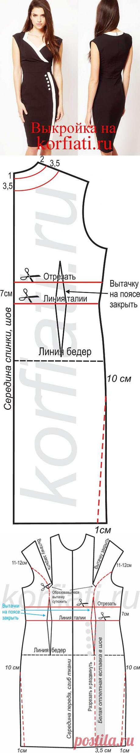 Как сшить черное платье. Анастасия Корфиати..