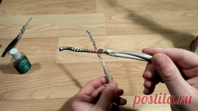 Приспособление для спайки скруток проводов