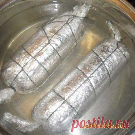 Колбаса домашняя куриная. Вкусно. | любимые блюда