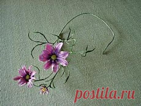 　　Интерьер ткань цветок - Космос