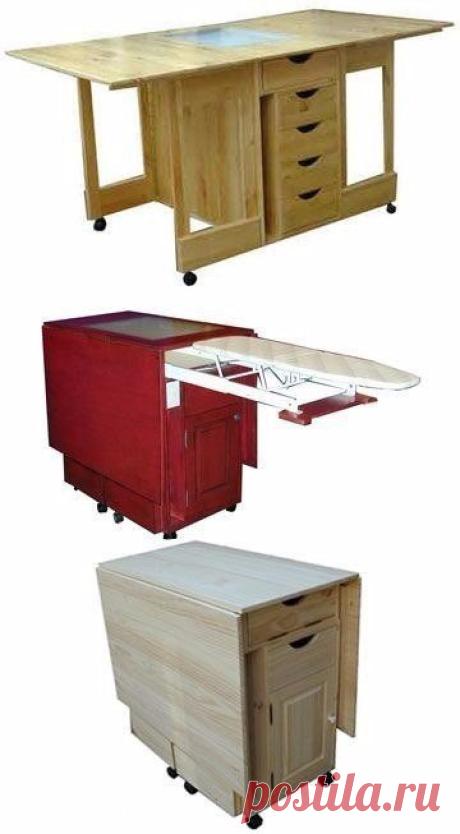 Идеи складывающегося рабочего места для рукодельниц — DIYIdeas