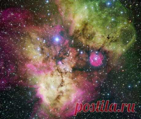 Туманность NGC 2467 / Интересный космос