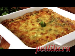 Киш с КАБАЧКАМИ!? Этот пирог едят все!✨ Ингредиенты-1 и 1/4 стак. муки-125 гр сливочного масла-1 стол.л молока-1/2 ч.л соли-1 ч.л разрыхлителя-кабачок-2 яйца-1/2 стак. сливок-пучок петрушки-80 гр сыра-соль и черный молотый перец по вкусу