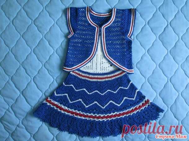 . Летний комплект для девочки крючком - Все в ажуре... (вязание крючком) - Страна Мам