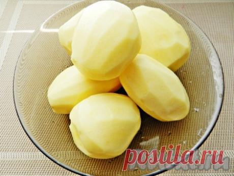 Картофель, запеченный под сыром - 10 пошаговых фото в рецепте