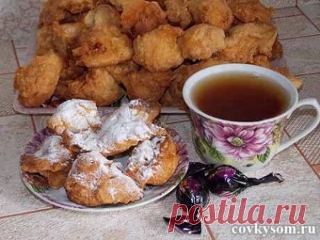 Простой рецепт башкирского баурсака | Домашняя кулинария