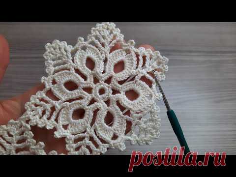 FANTASTIC Very Beautiful Flower Crochet Motif Model Knitting Online Tutorial for beginners Tığ işi