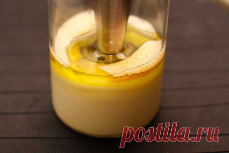 Быстрый домашний майонез