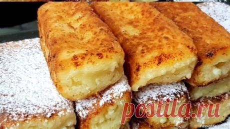 Творожные брусочки с хрустящей корочкой!