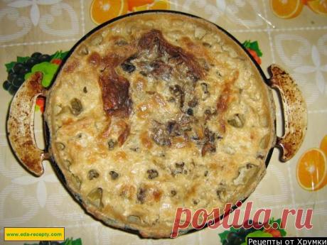 Картошка запеченная с грибами