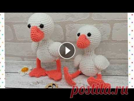 МК ГУСЕНОК вязаный крючком/goose crochet/Gans häkeln Ссылка на интернет-магазин:https://lyubovhandmade.com.ua/ Ссылка на инстаграм:https://www.instagram.com/lyubov_handmade_/ Пряжа YarnArt Jeans Крючок №...