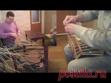 ➤ПРУТЬЯ,ЛЕНТЫ,ВАЛЕНТИНКИ ... МЫ ПЛЕТЕМ ВДВОЕМ КОРЗИНКИ - Плетение из лозы - Wickerwork